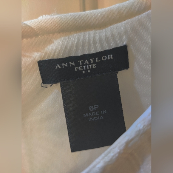 Ann Taylor Floral Cutout Dress Size 6P - Picture 8 of 9